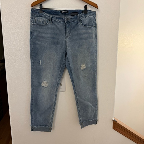 Buffalo David Bitton Denim - Buffalo David Britton Jess RIP & Repair Mid -Rise Skinny